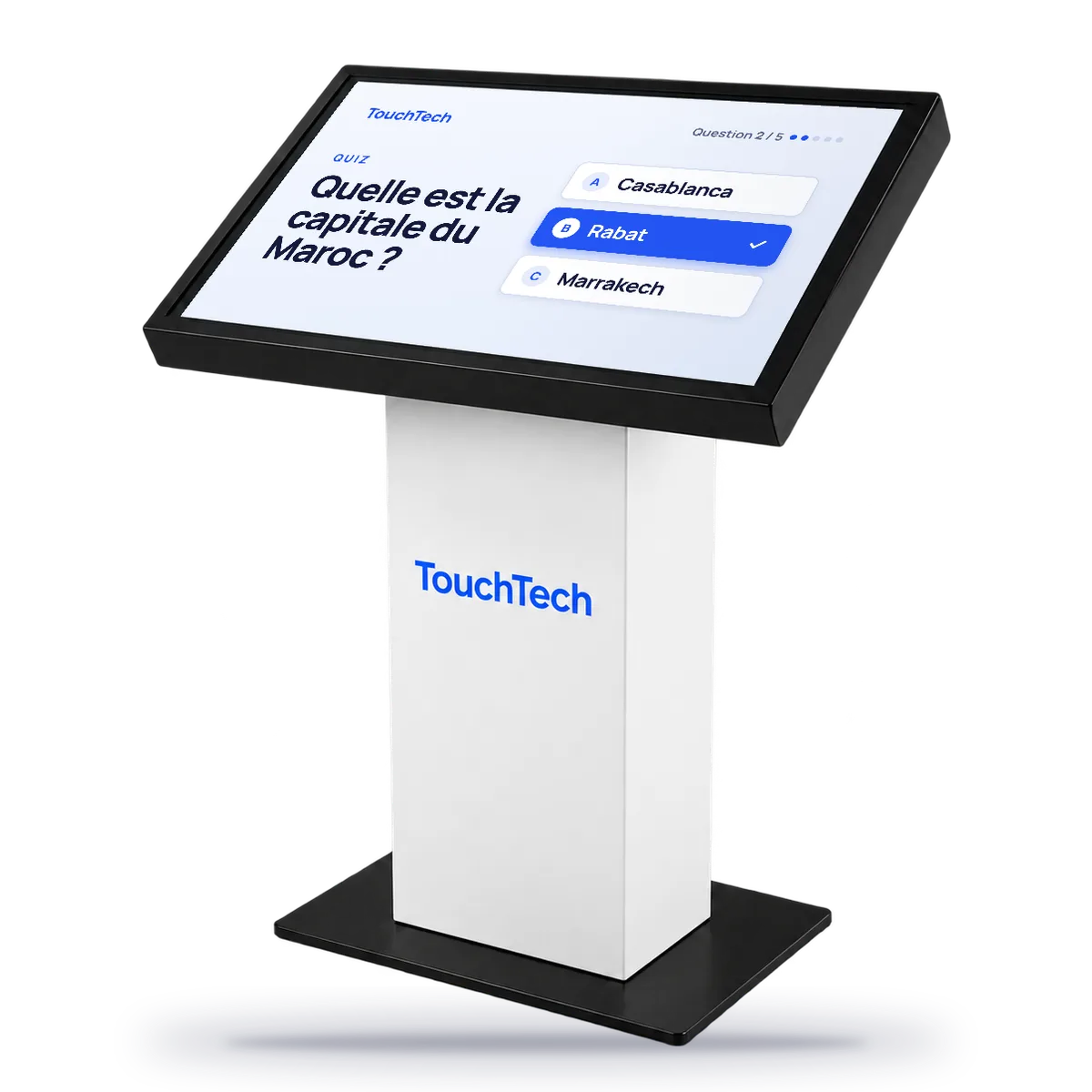 TouchQuiz, Quiz interactif, sur une borne TouchTech