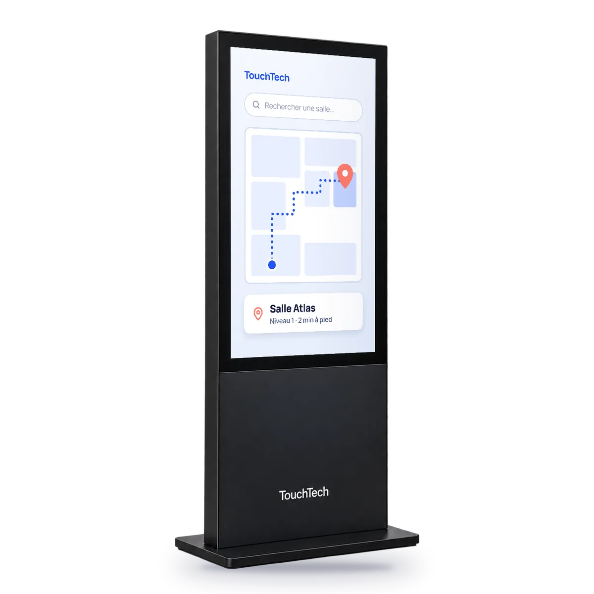 TouchMap, Plan & orientation, sur une borne TouchTech