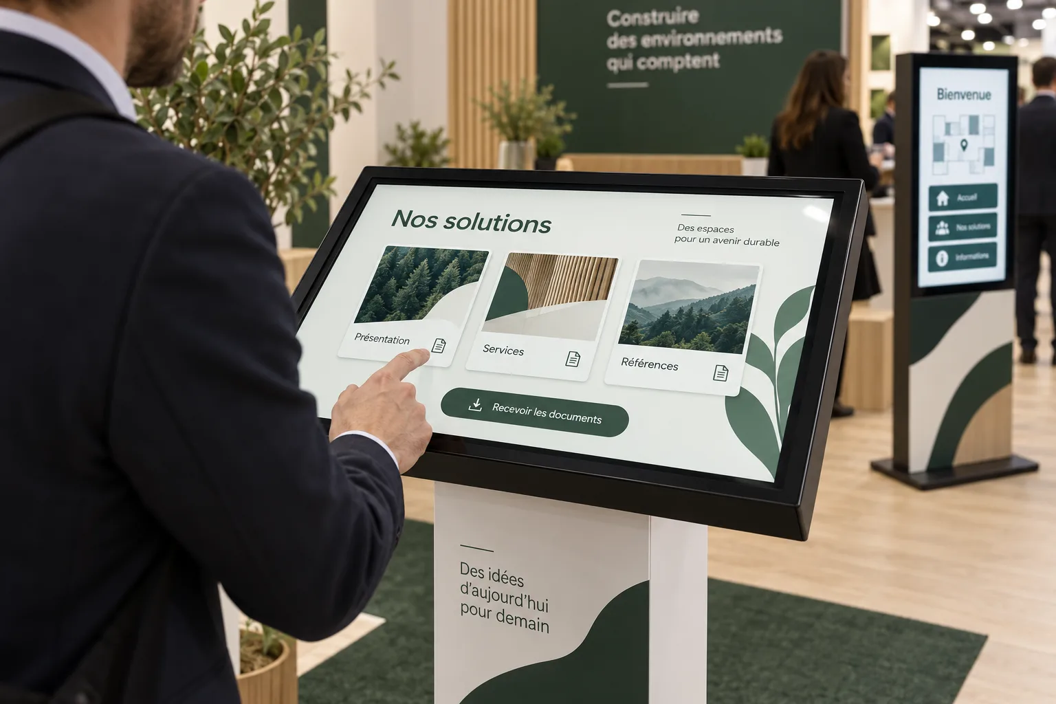 Mise en situation : Borne Brochure
